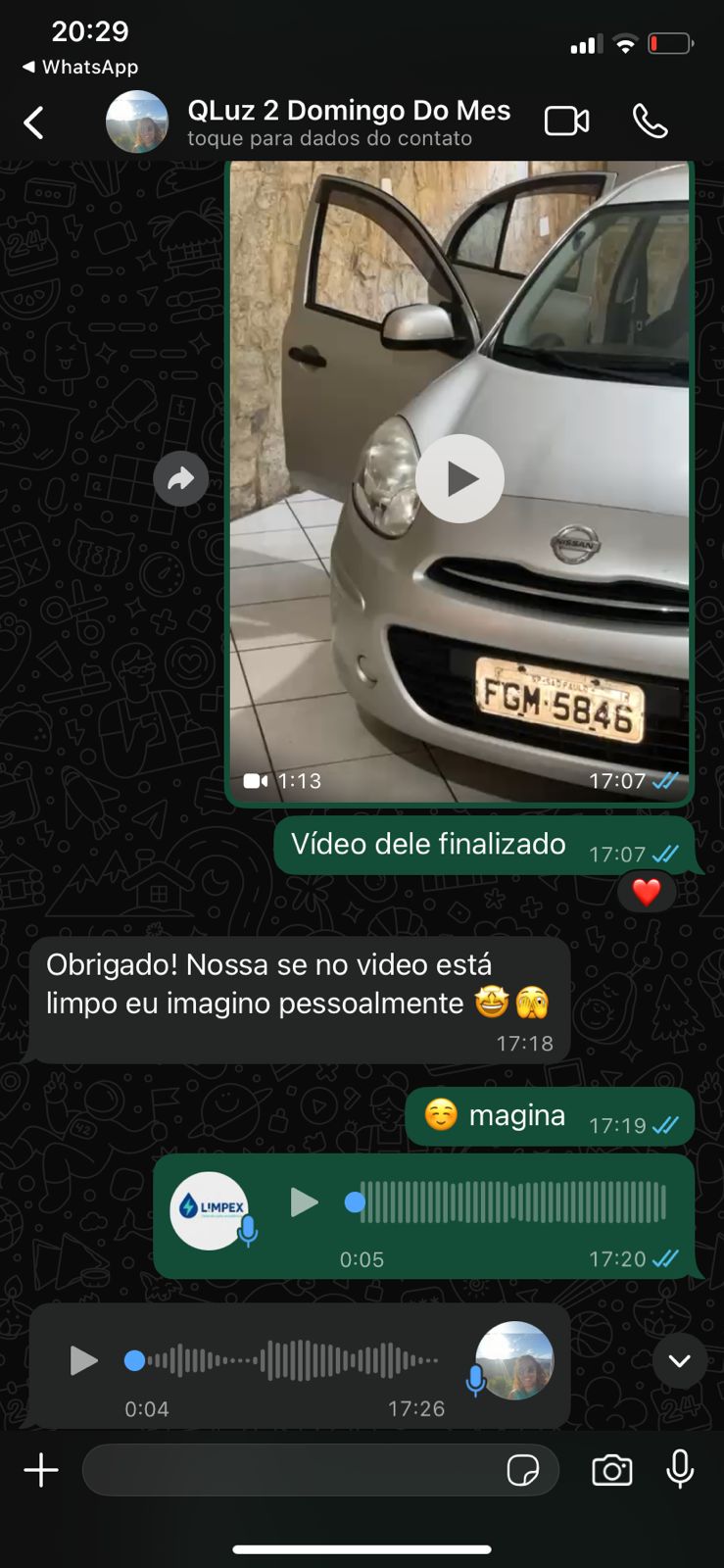 Depoimento de Cliente